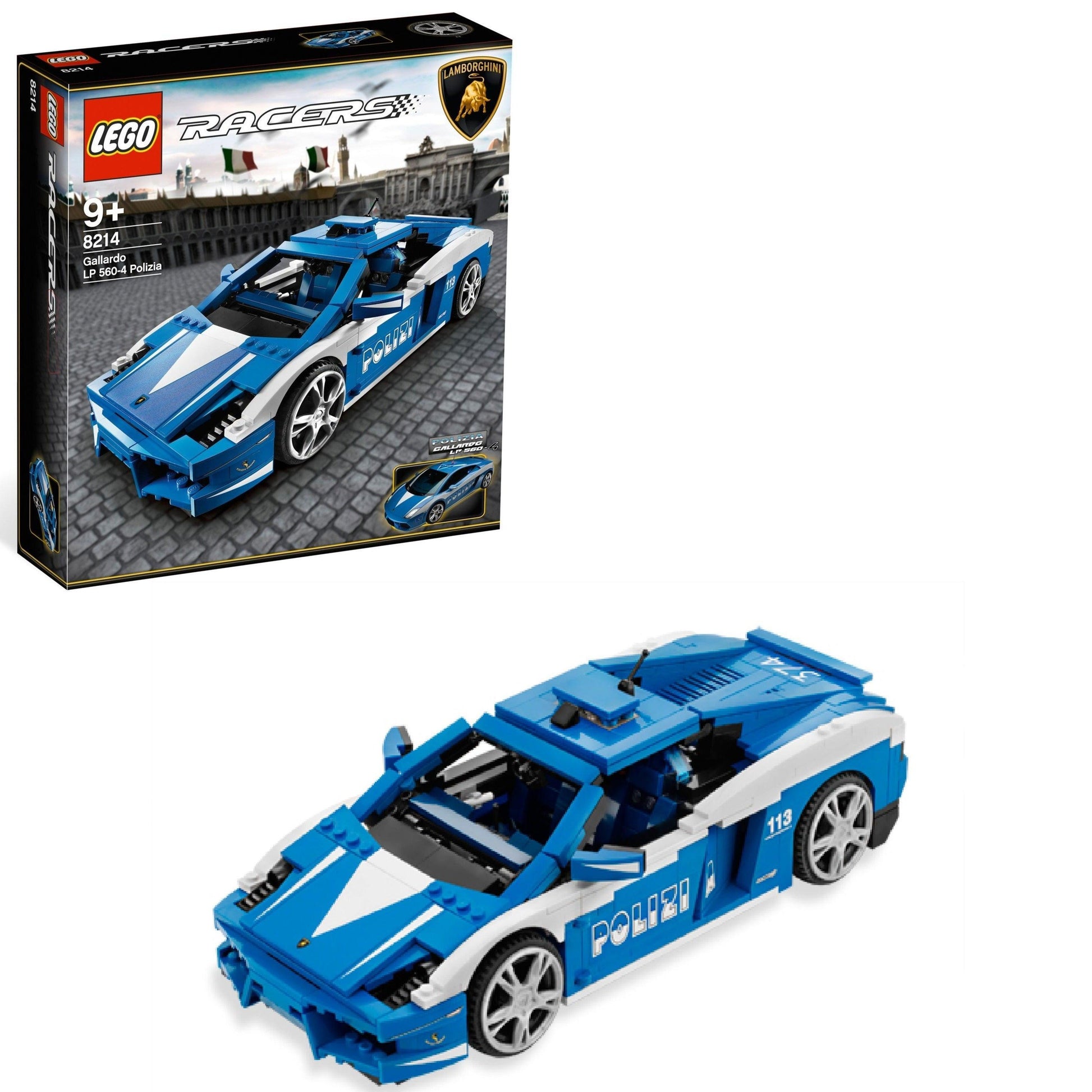 LEGO Lamborghini Polizia 8214 Racers LEGO Racers @ 2TTOYS | Official LEGO shop😊🥰 LEGO €. 49.99