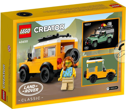 LEGO Land Rover Classic Defender 40650 Creator LEGO CREATOR @ 2TTOYS | Official LEGO shop😊🥰 LEGO €. 17.99