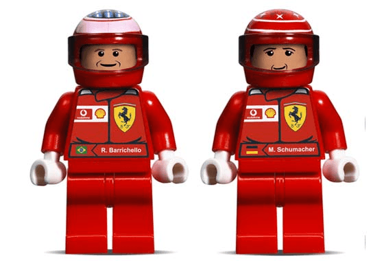 LEGO M. Schumacher and R. Barrichello 8389 Racers LEGO Racers @ 2TTOYS LEGO €. 6.49