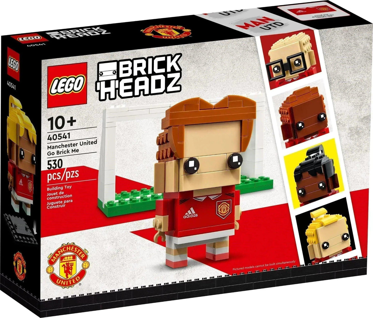 LEGO Maak mij van stenen – Manchester United 40541 Brickheadz LEGO BRICKHEADZ @ 2TTOYS | Official LEGO shop😊🥰 LEGO €. 19.99