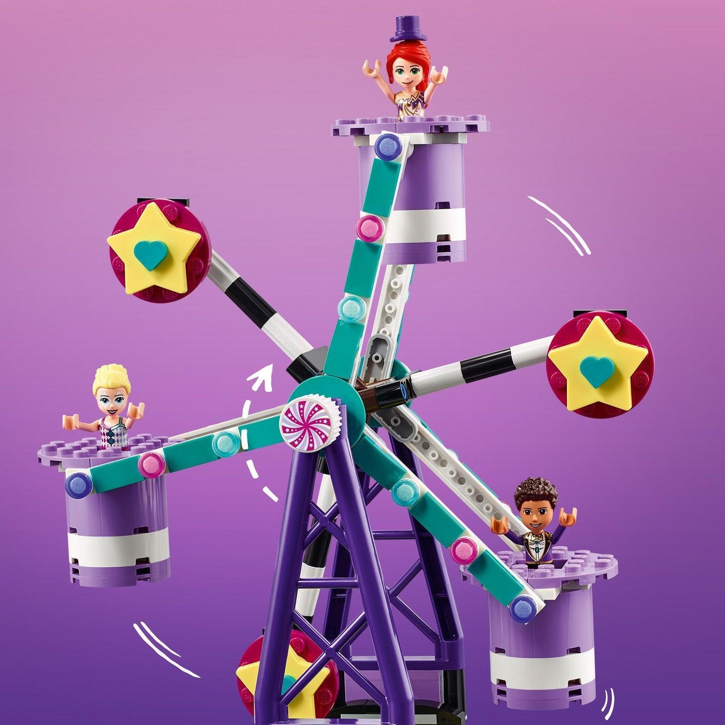 LEGO Magisch reuzen rad en glijbaan op de kermis 41689 Friends LEGO FRIENDS @ 2TTOYS | Official LEGO shop😊🥰 LEGO €. 63.99