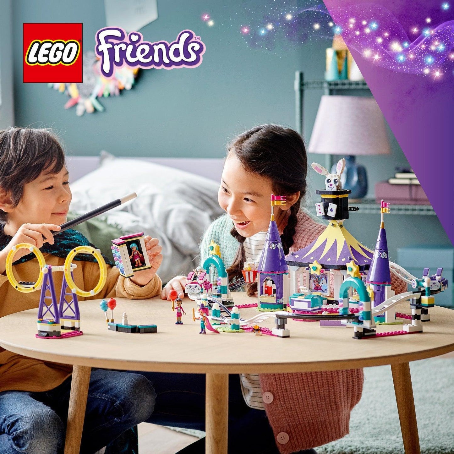 LEGO Magische kermis achtbaan 41685 Friends LEGO FRIENDS @ 2TTOYS | Official LEGO shop😊🥰 LEGO €. 89.99