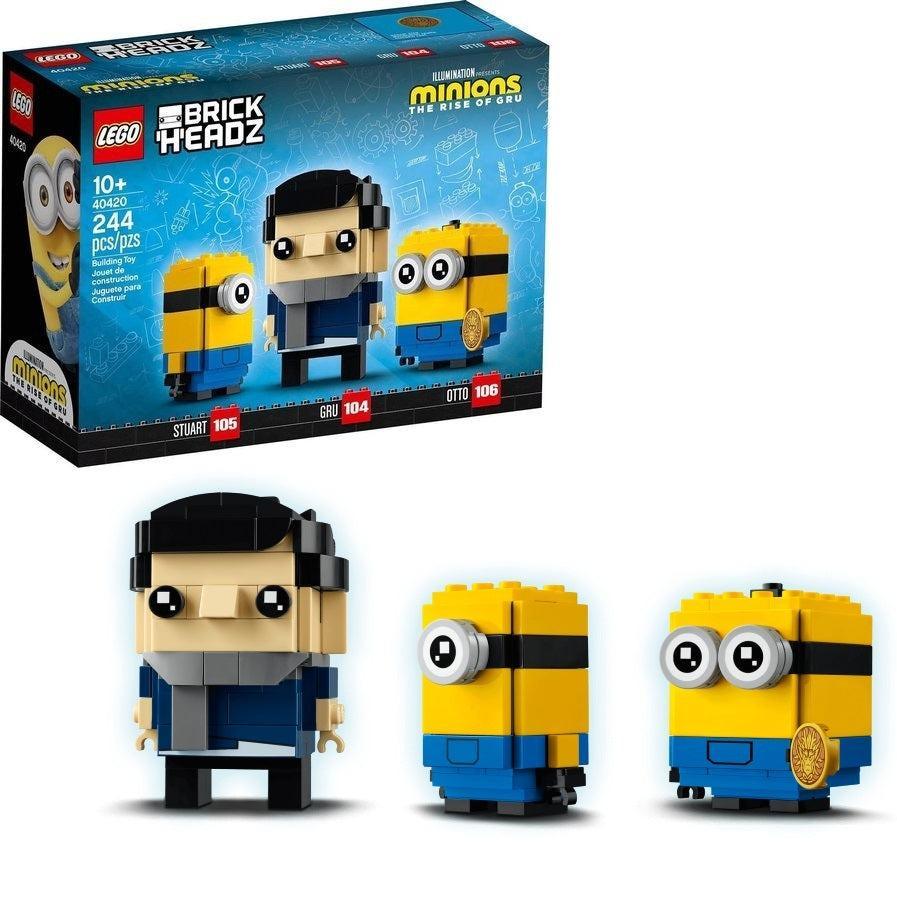 LEGO Minions Gru, Stuart en Otto 40420 Brickheadz LEGO BRICKHEADZ @ 2TTOYS LEGO €. 19.99