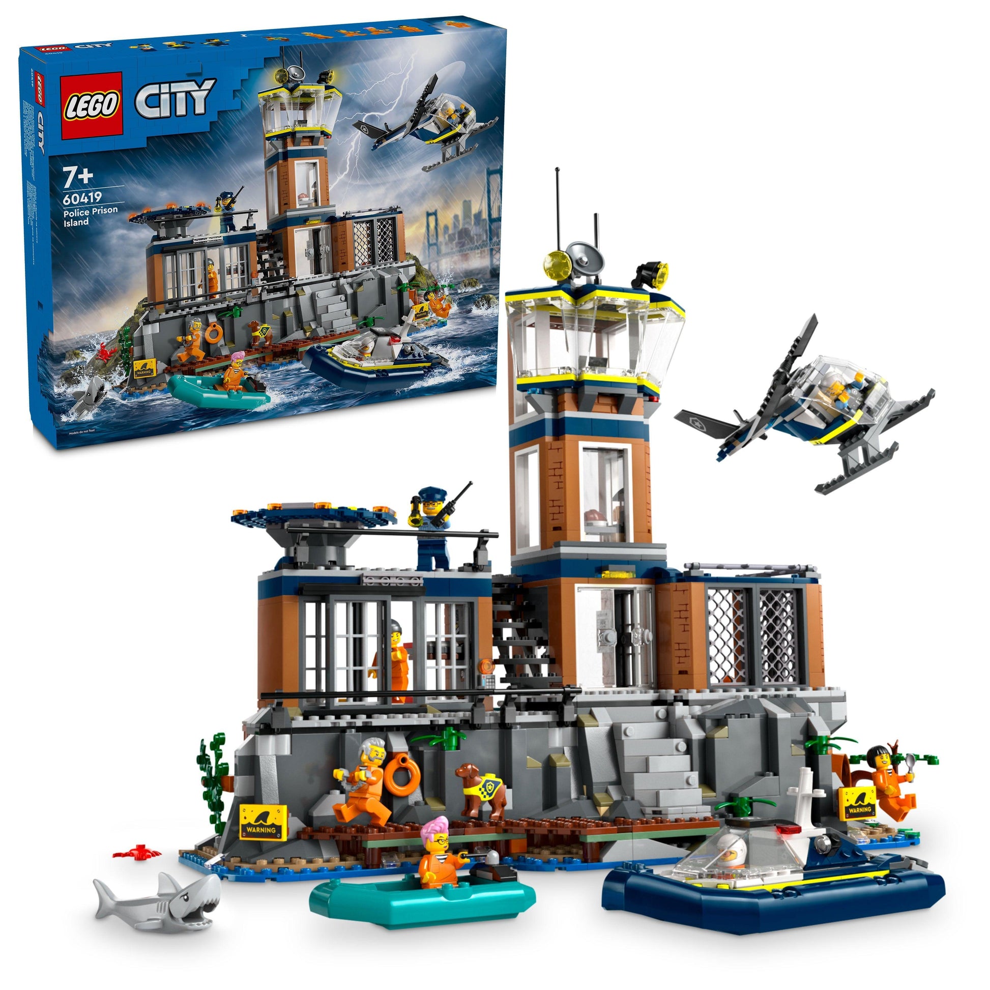 LEGO Politiebureau op het gevangeniseiland 60419 City LEGO City @ 2TTOYS LEGO €. 83.99