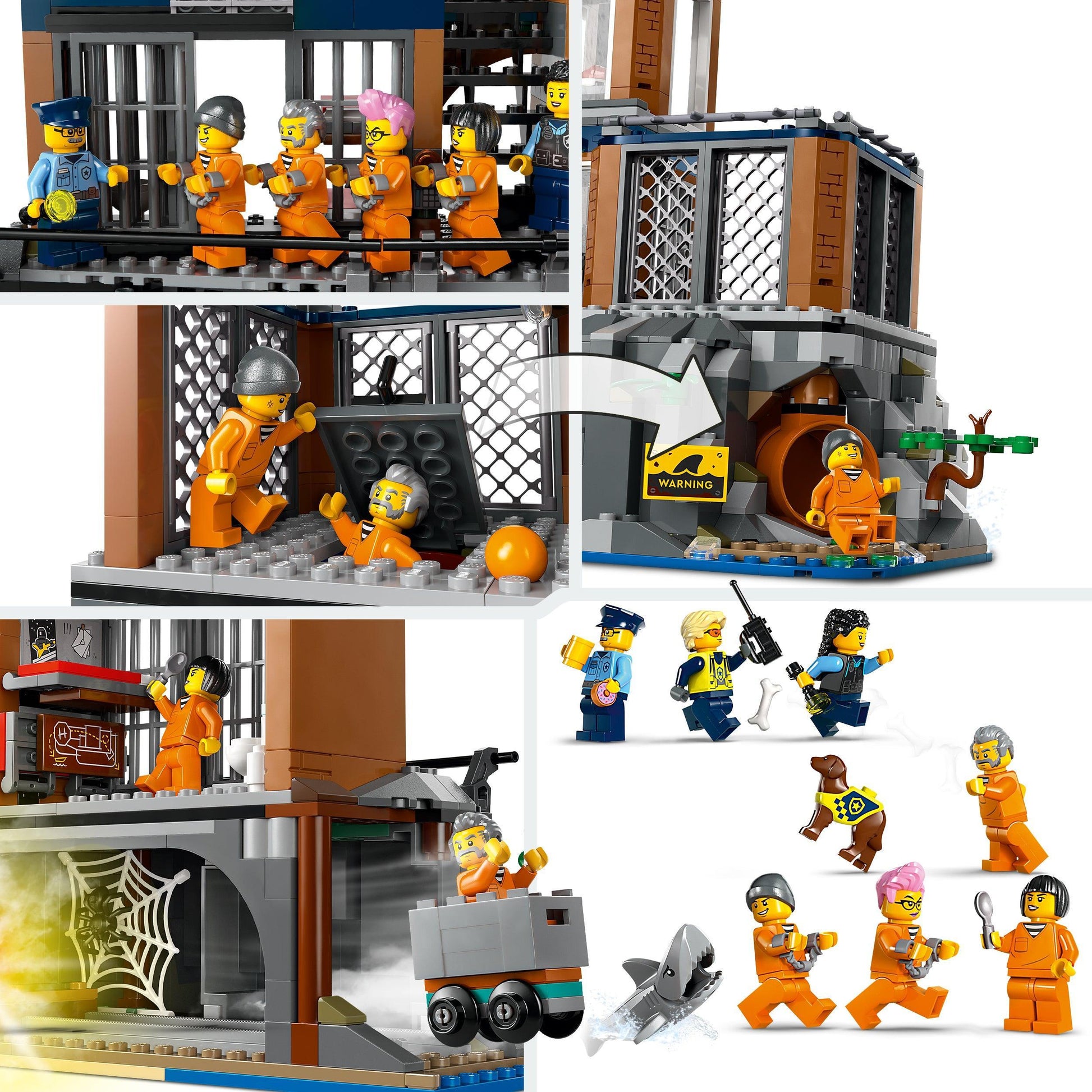 LEGO Politiebureau op het gevangeniseiland 60419 City LEGO City @ 2TTOYS LEGO €. 83.99