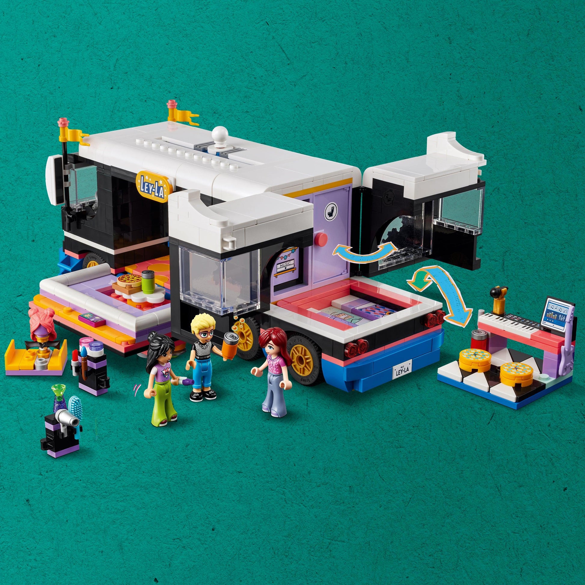 LEGO Pop ster muziek bus 42619 Friends LEGO FRIENDS @ 2TTOYS | Official LEGO shop😊🥰 LEGO €. 71.99