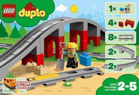 LEGO Rails en brug voor de Duplo trein 10872 DUPLO LEGO DUPLO @ 2TTOYS LEGO €. 20.98