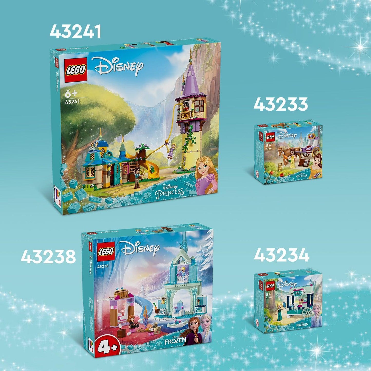 LEGO Rapunzels toren & Het Lekkere Eendje 43241 Disney LEGO DISNEY @ 2TTOYS LEGO €. 36.44