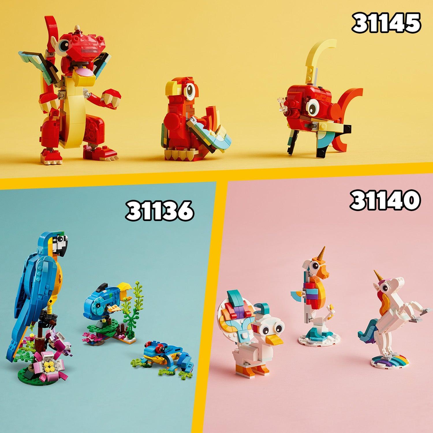 LEGO Rode Draak 31145 Creator 3 in 1 LEGO CREATOR 3 IN 1 @ 2TTOYS | Official LEGO shop😊🥰 LEGO €. 8.49