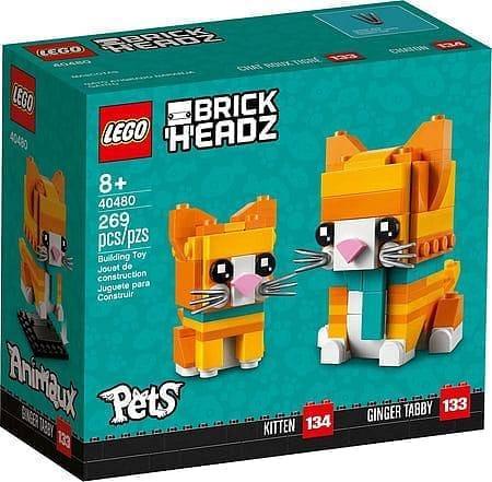 LEGO Rode gestreepte kat 40480 Brickheadz LEGO BRICKHEADZ @ 2TTOYS | Official LEGO shop😊🥰 LEGO €. 17.99