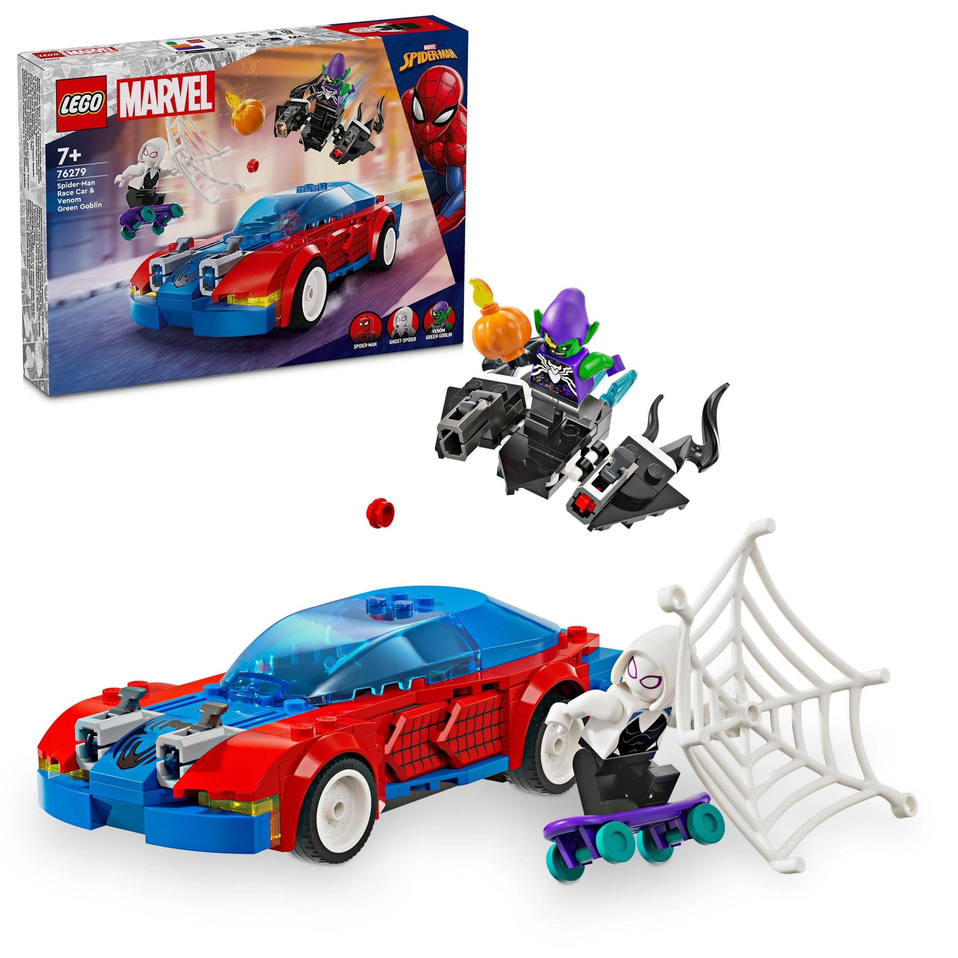 LEGO Spider-Man racewagen en Venom Green Goblin 76279 Superheroes LEGO SUPERHEROES @ 2TTOYS | Official LEGO shop😊🥰 LEGO €. 25.49