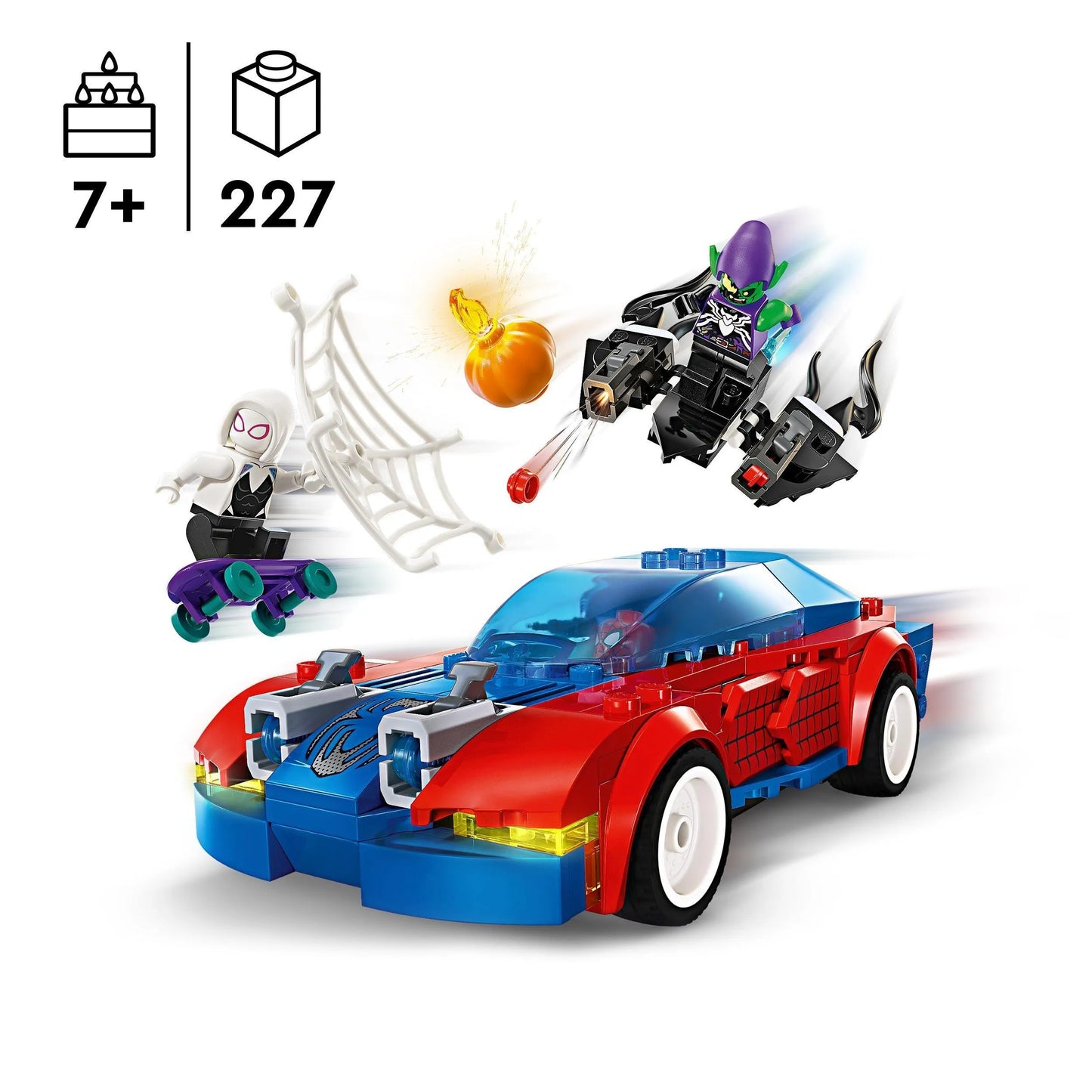 LEGO Spider-Man racewagen en Venom Green Goblin 76279 Superheroes LEGO SUPERHEROES @ 2TTOYS | Official LEGO shop😊🥰 LEGO €. 25.49