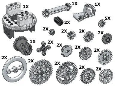 LEGO Technic Gear Wheels 10076 Bulk Bricks LEGO Bulk Bricks @ 2TTOYS | Official LEGO shop😊🥰 LEGO €. 12.99