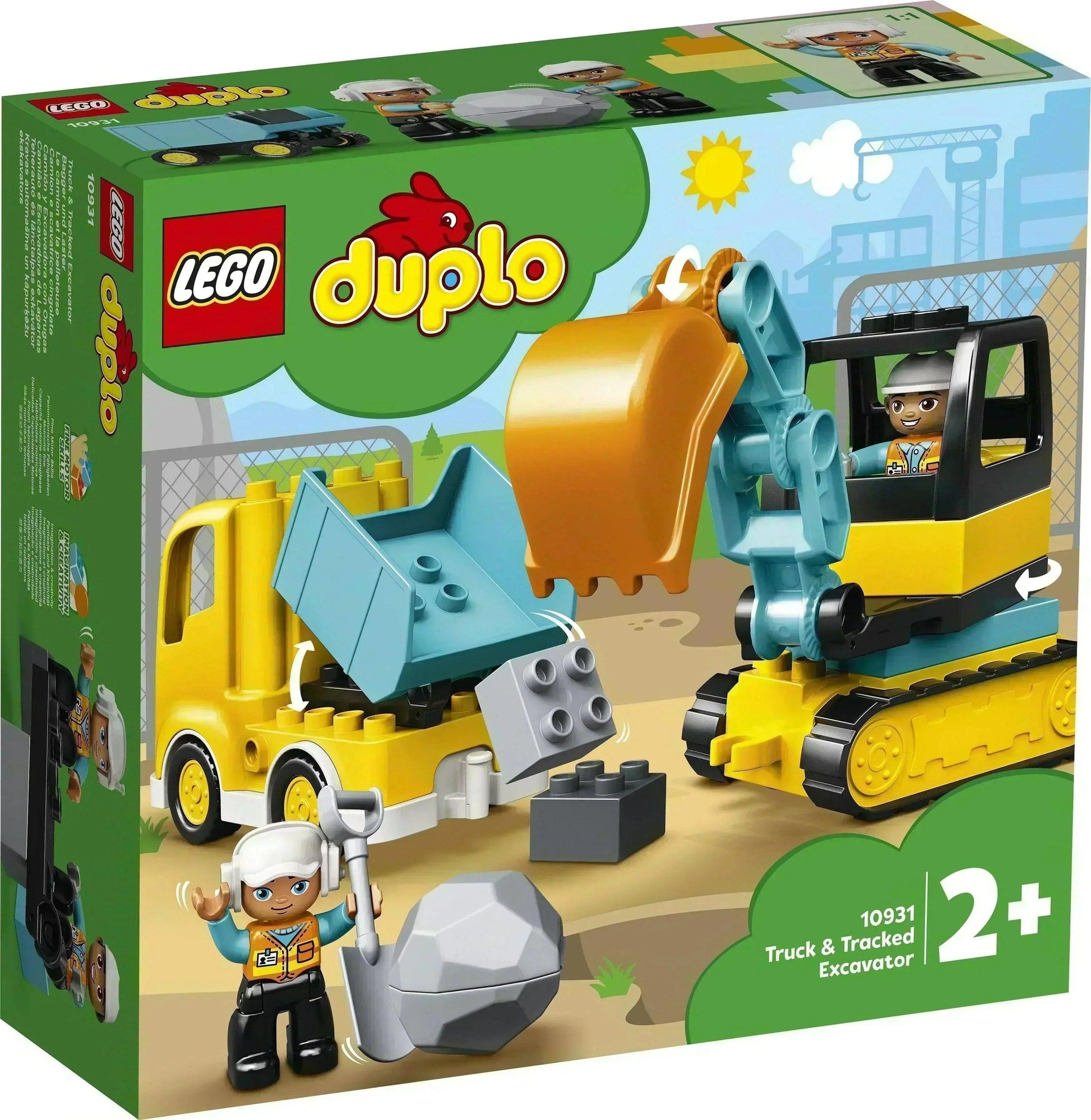 LEGO Truck & Graafmachine met rupsbanden 10931 DUPLO LEGO DUPLO @ 2TTOYS LEGO €. 16.98