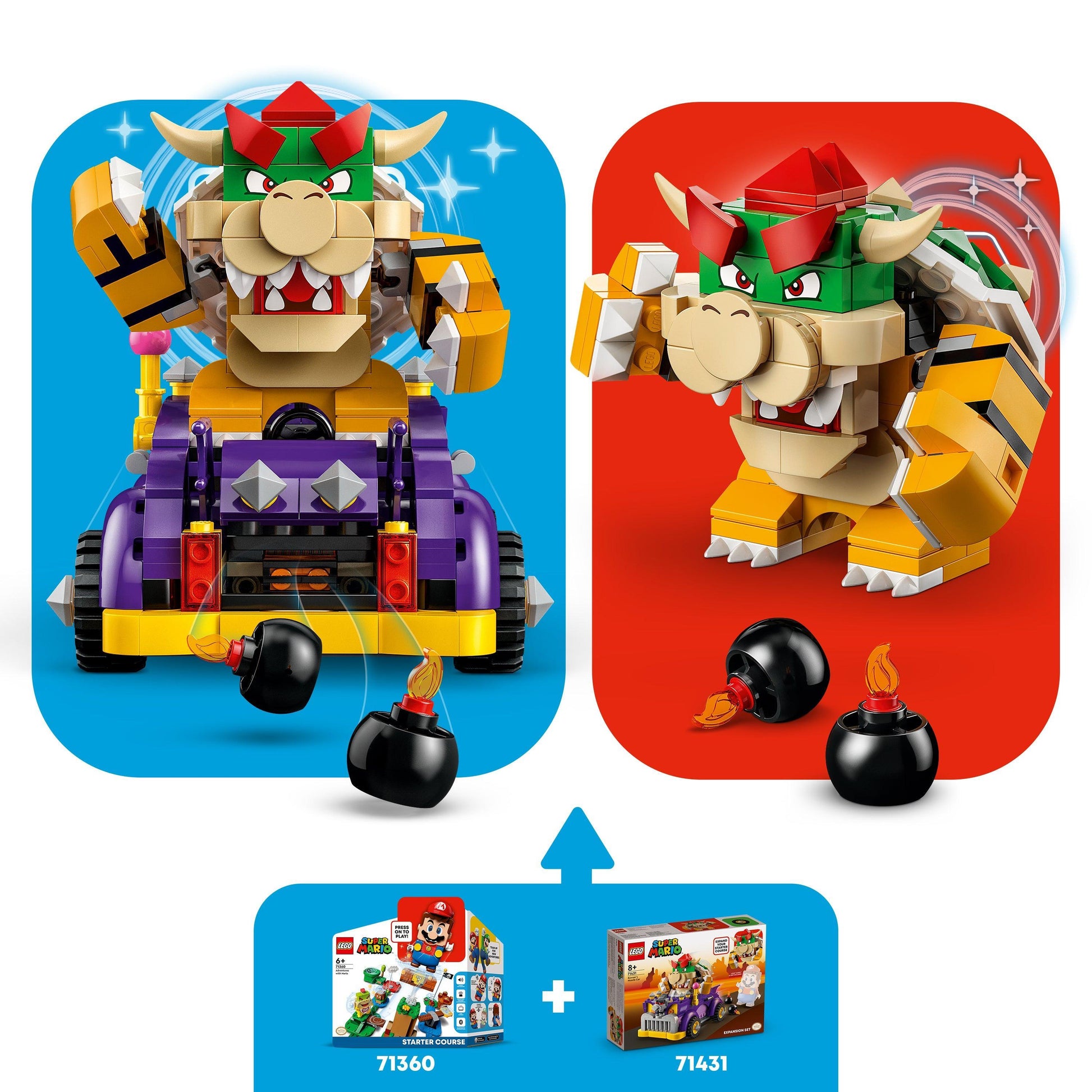 LEGO Uitbreidingsset: Bowsers bolide 71431 Supermario LEGO Super Mario @ 2TTOYS | Official LEGO shop😊🥰 LEGO €. 25.49