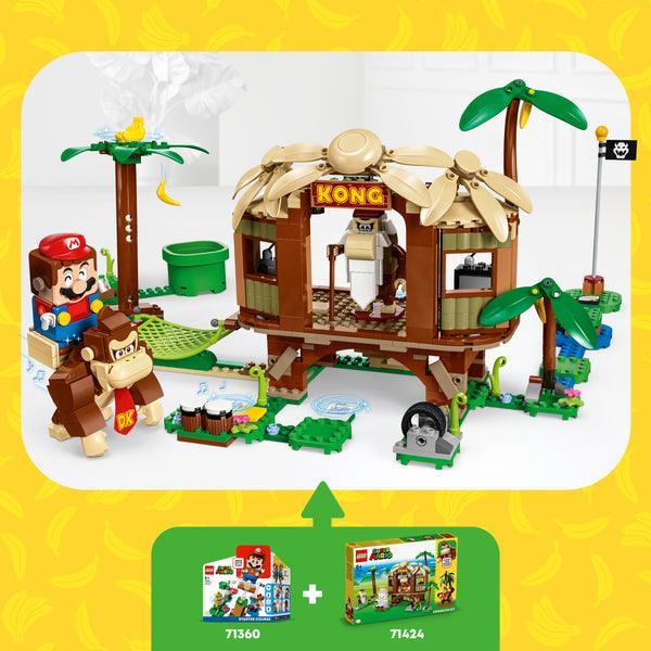 LEGO Uitbreidingsset: Donkey Kongs boomhut 71424 SuperMario LEGO @ 2TTOYS LEGO €. 54.98