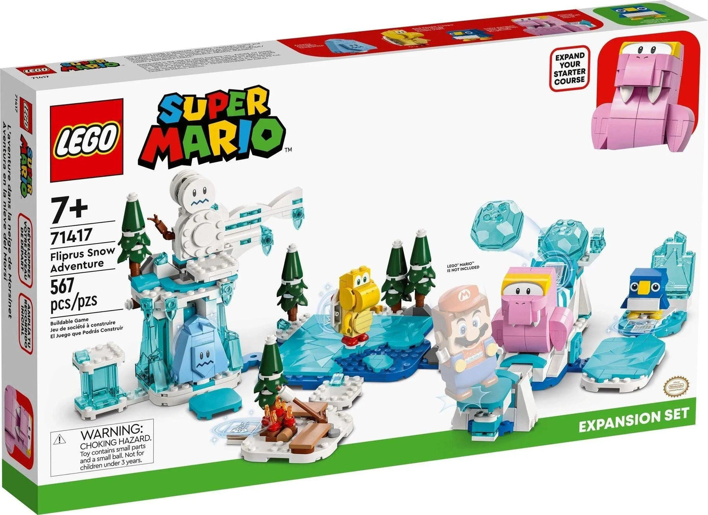 LEGO Uitbreidingsset: Fliprus' sneeuwavontuur 71417 SuperMario LEGO SUPERMARIO @ 2TTOYS LEGO €. 49.98