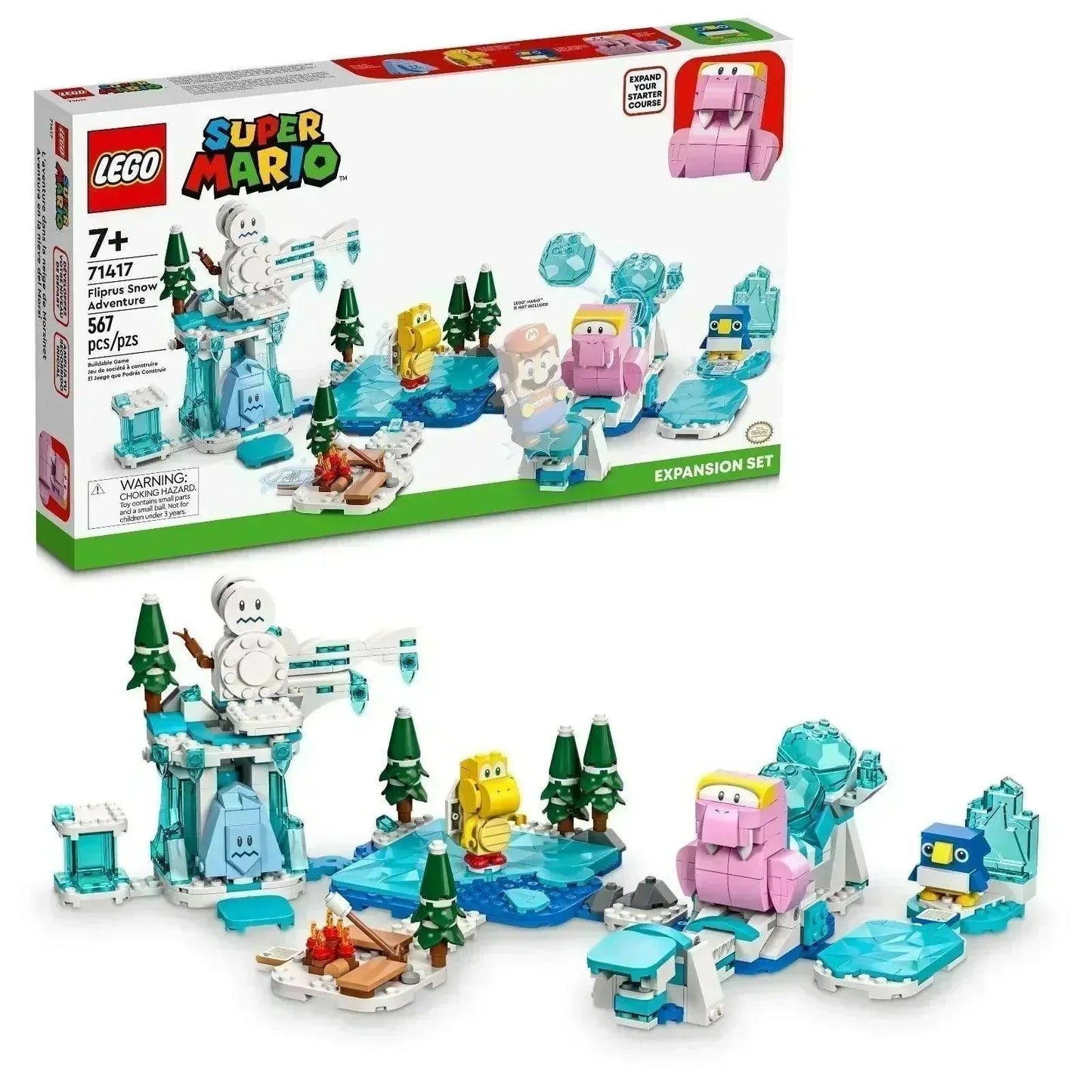 LEGO Uitbreidingsset: Fliprus' sneeuwavontuur 71417 SuperMario LEGO SUPERMARIO @ 2TTOYS | Official LEGO shop😊🥰 LEGO €. 49.98