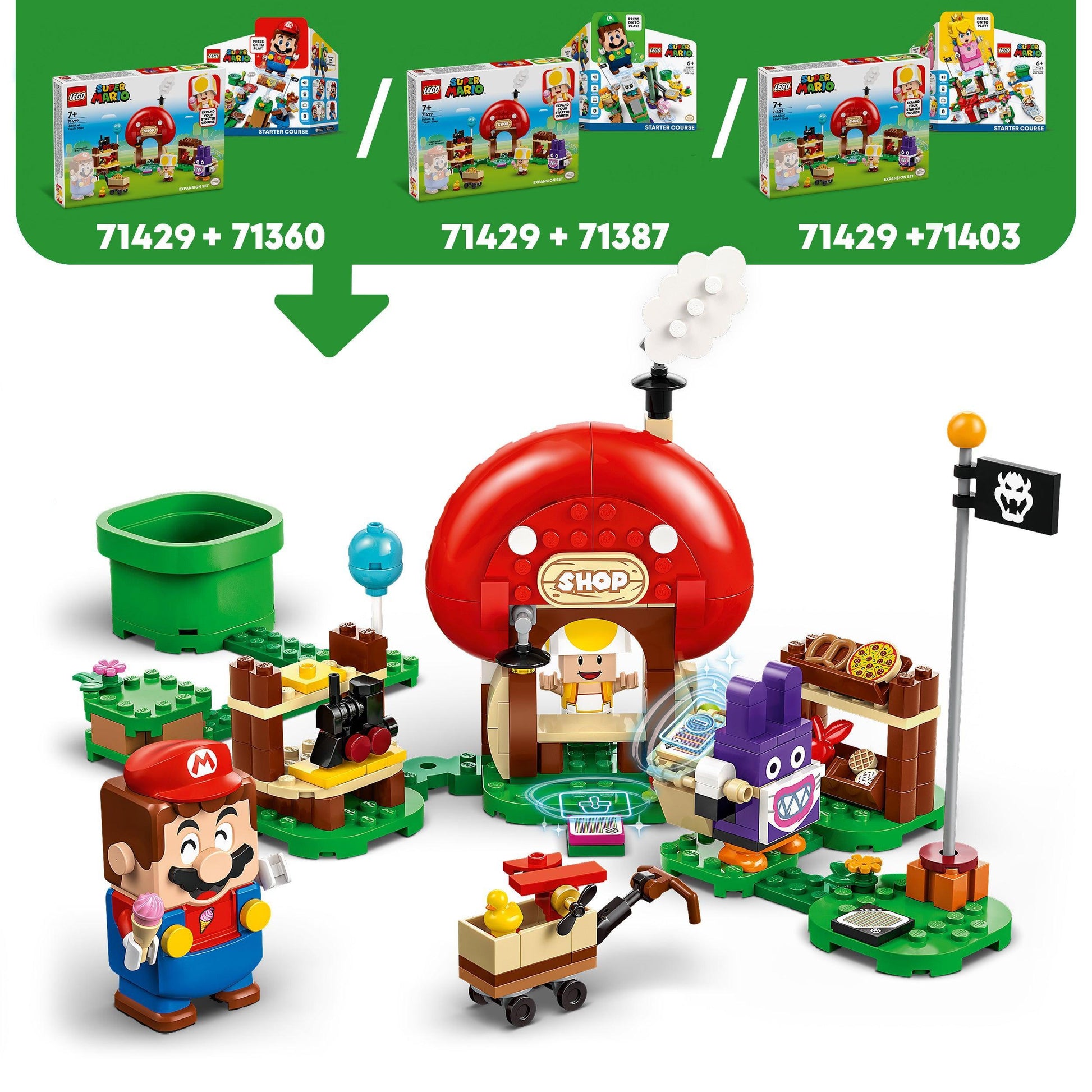 LEGO Uitbreidingsset: Nabbit bij Toads winkeltje 71429 Super Mario LEGO Super Mario @ 2TTOYS LEGO €. 16.98