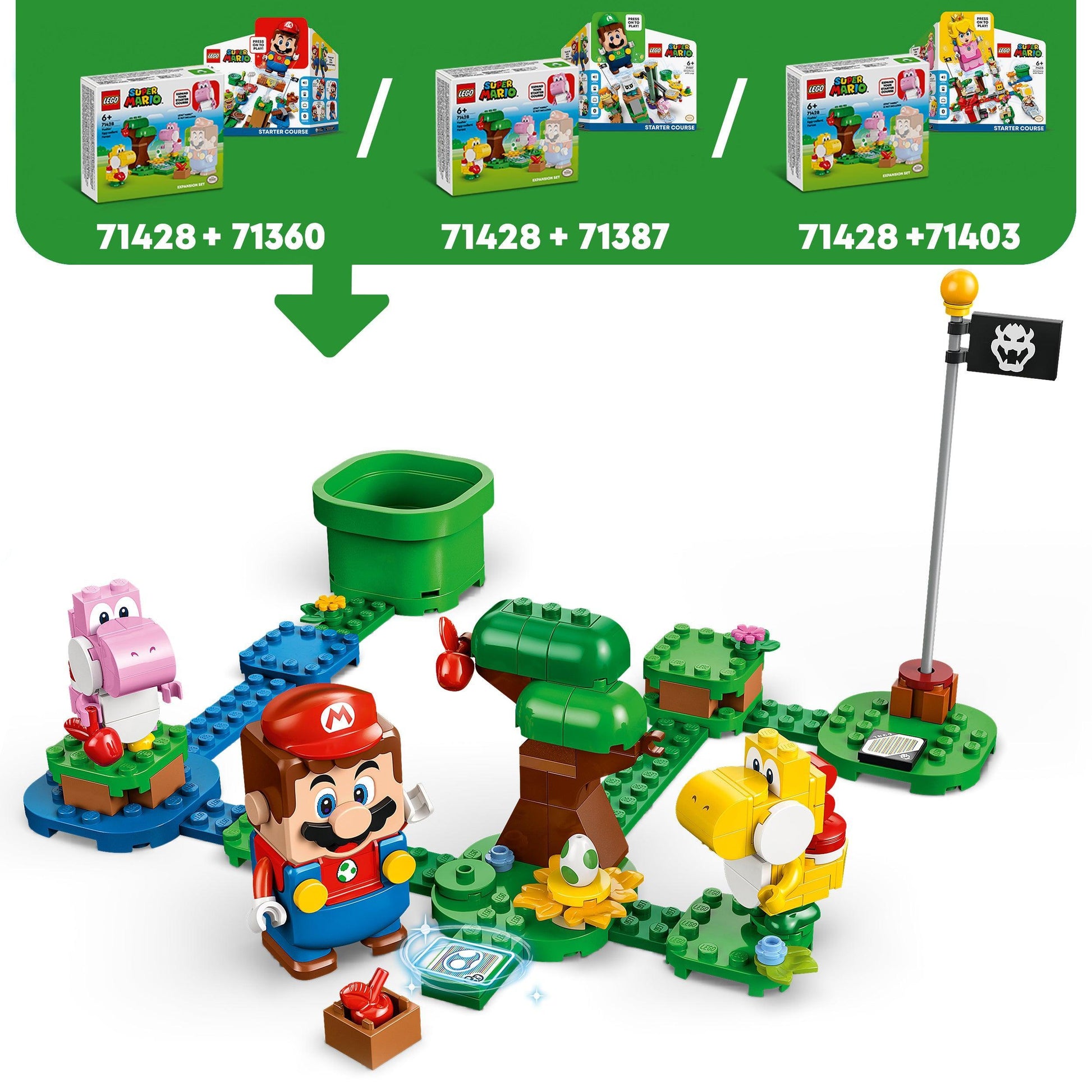 LEGO Uitbreidingsset: Yoshi's eigenaardige woud 71428 SuperMario LEGO Super Mario @ 2TTOYS | Official LEGO shop😊🥰 LEGO €. 8.49