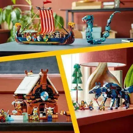 LEGO Viking schip met Midgard slang 31132 Creator LEGO CREATOR @ 2TTOYS | Official LEGO shop😊🥰 LEGO €. 119.99