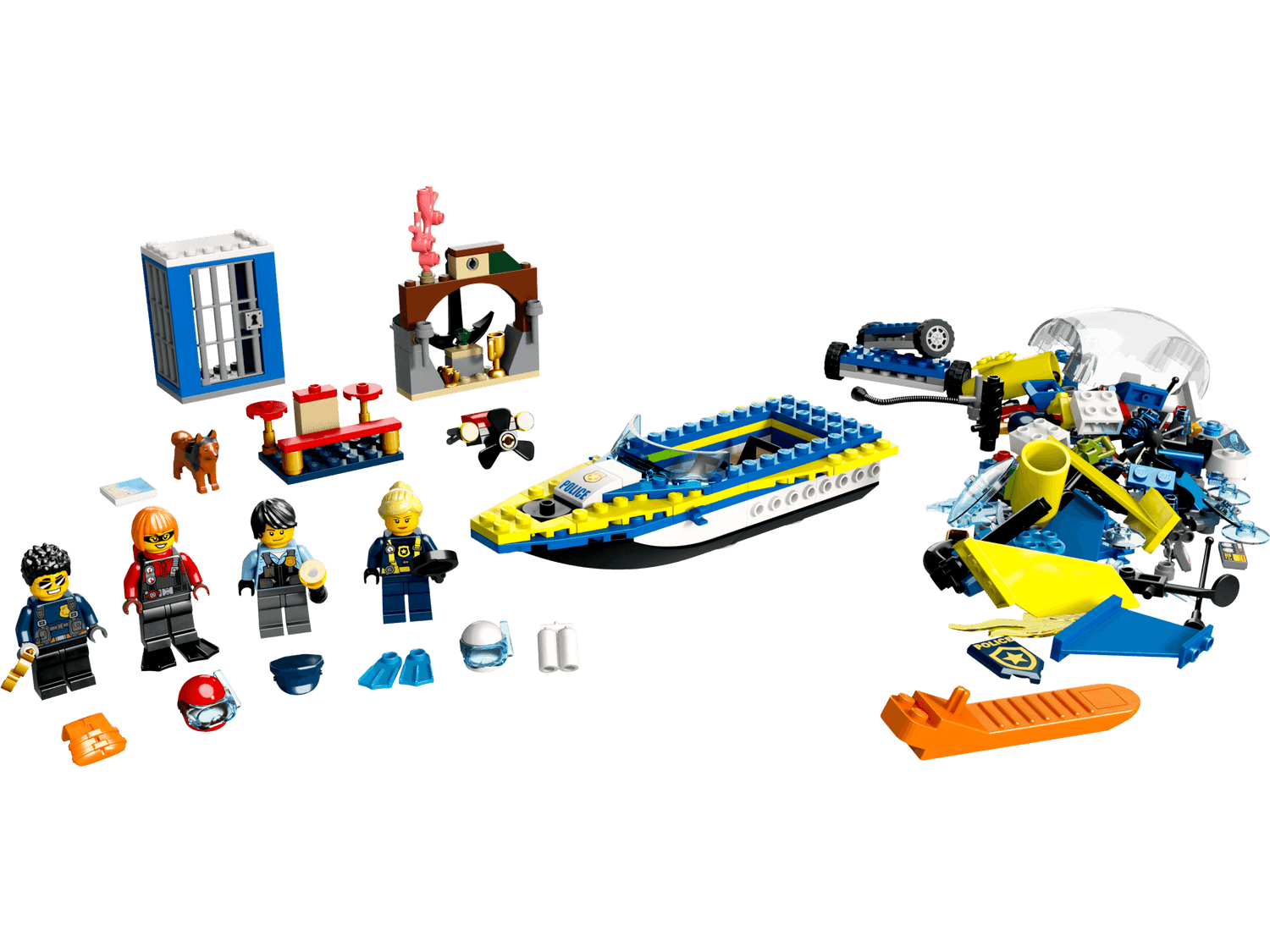 LEGO Water politie detective missie 60355 City LEGO CITY POLITIE @ 2TTOYS | Official LEGO shop😊🥰 LEGO €. 25.48