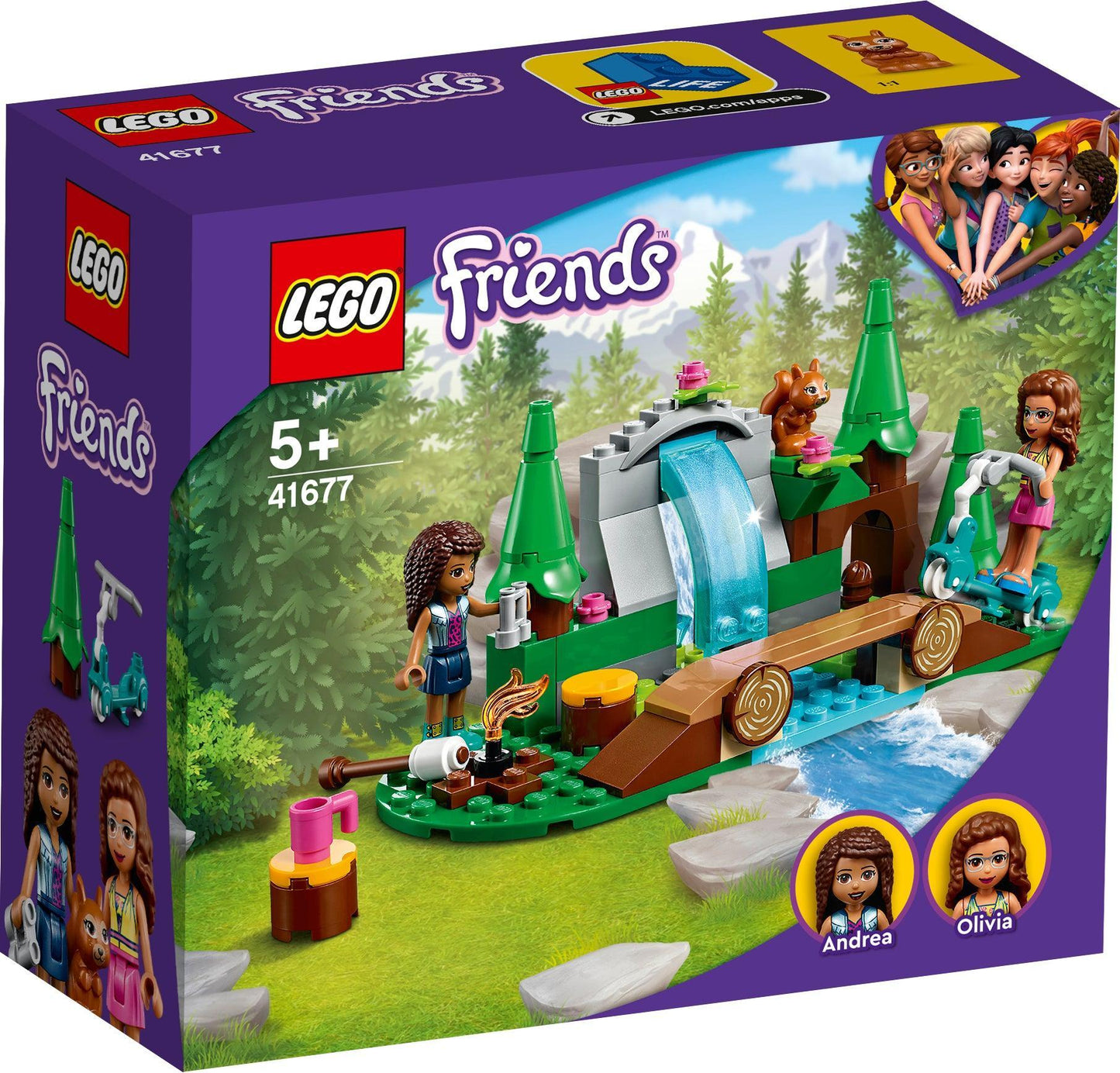 LEGO Waterval in het bos 41677 Friends LEGO FRIENDS @ 2TTOYS | Official LEGO shop😊🥰 LEGO €. 8.48