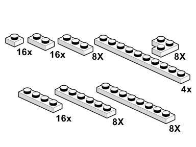 LEGO White Plates 10065 Bulk Bricks LEGO Bulk Bricks @ 2TTOYS | Official LEGO shop😊🥰 LEGO €. 4.99