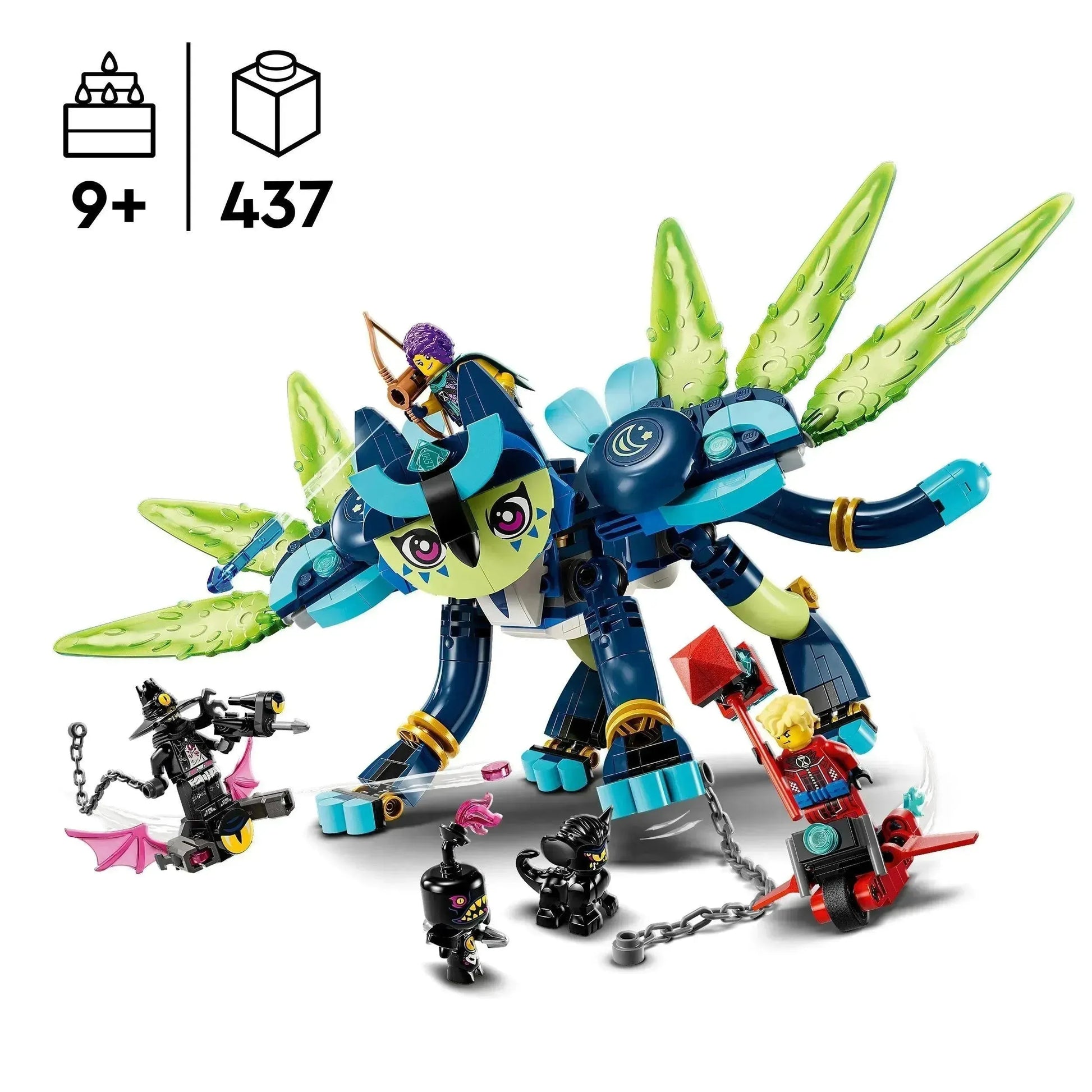 LEGO Zoey and Zian the Cat Owl 71476 Dreamzzz LEGO DREAMZzz @ 2TTOYS | Official LEGO shop😊🥰 LEGO €. 49.99