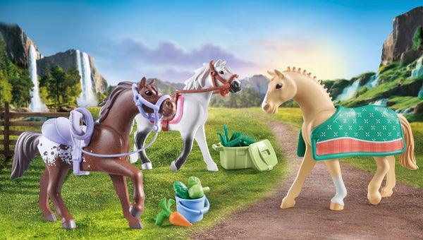 PLAYMOBIL 3 paarden met accessoires 71356 Horses of Waterfall PLAYMOBIL HORSES OF WATERFALL @ 2TTOYS | Official LEGO shop😊🥰 PLAYMOBIL €. 15.99